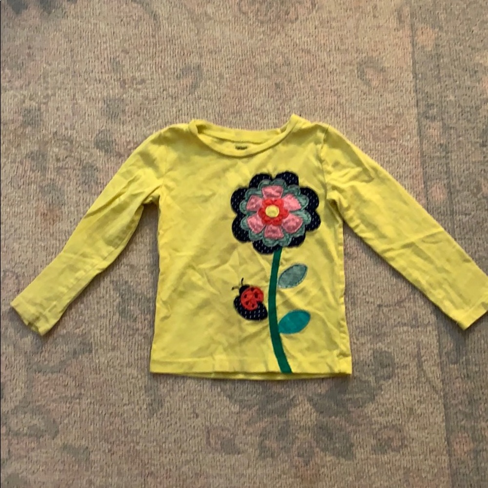 Carters yellow flower shirt